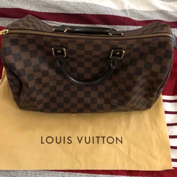 Louis Vuitton Handbags - Louis Vuitton Speedy Damier Ebene 30 Brown Louis Vuitton Handbags - Louis Vuitton Speedy Damier Ebene 30 Brown